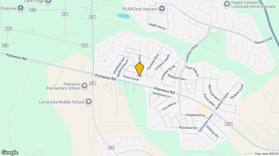 114 Finch Knoll Mapa y Detalles de la Ubicación