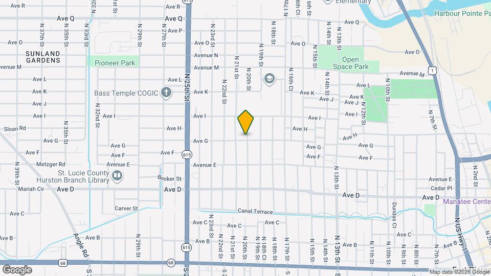 803 N 20th St Map and Location Details