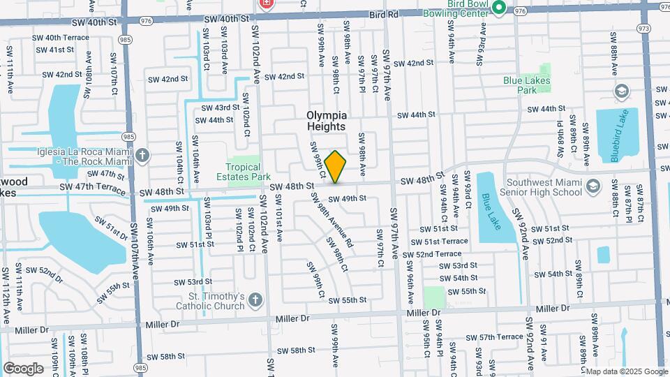 9860 SW 48th St Map and Location Details