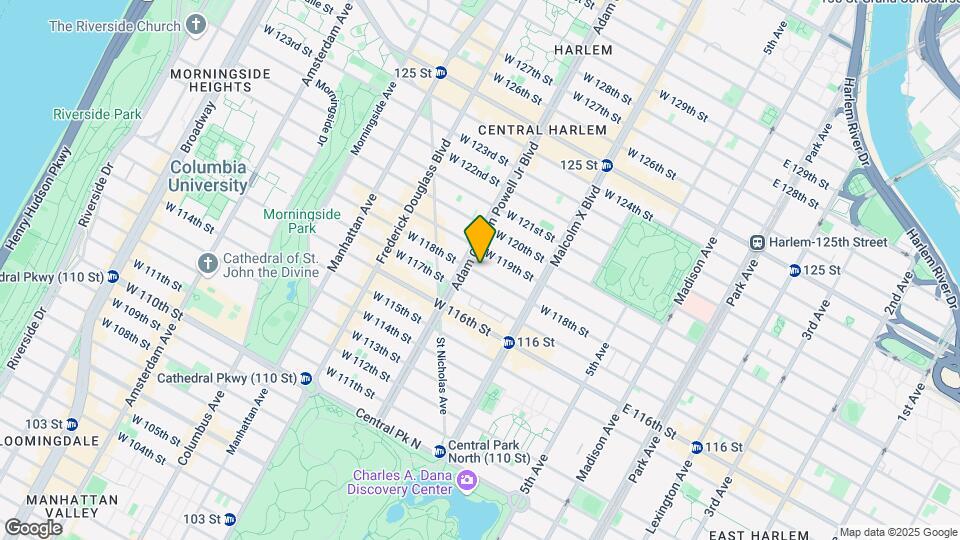 157 W 118th St Map and Location Details
