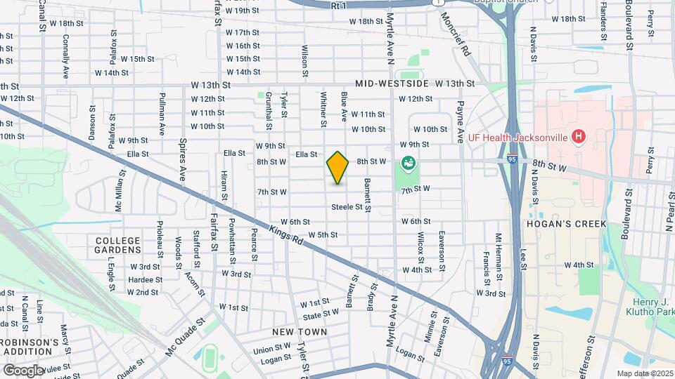 1469 W 7th St Map and Location Details