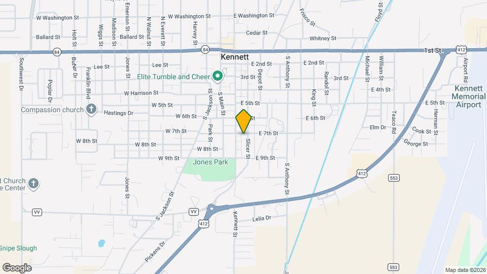 205 E 7th St Map and Location Details