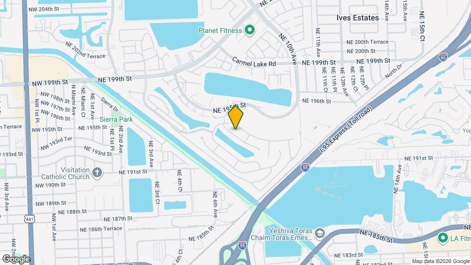 655 NE 193rd St Map and Location Details