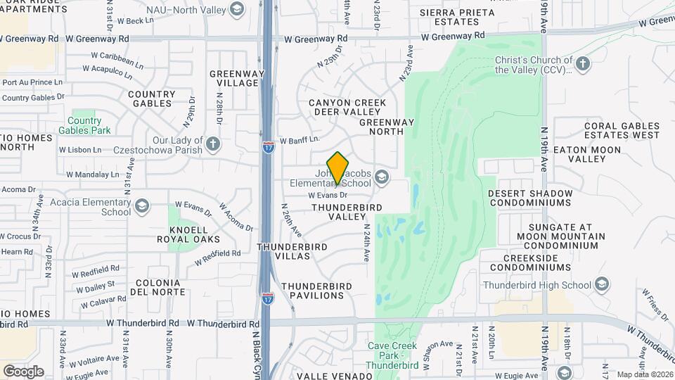 2410 W Evans Dr Map and Location Details