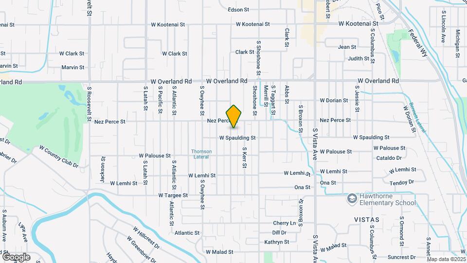 1816 S Hervey St Mapa y Detalles de la Ubicación