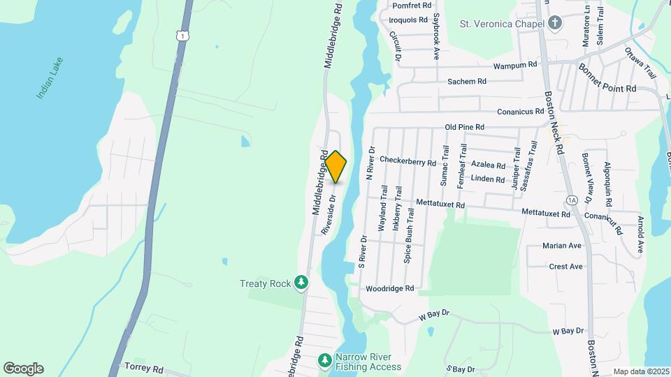 93 Riverside Dr Map and Location Details