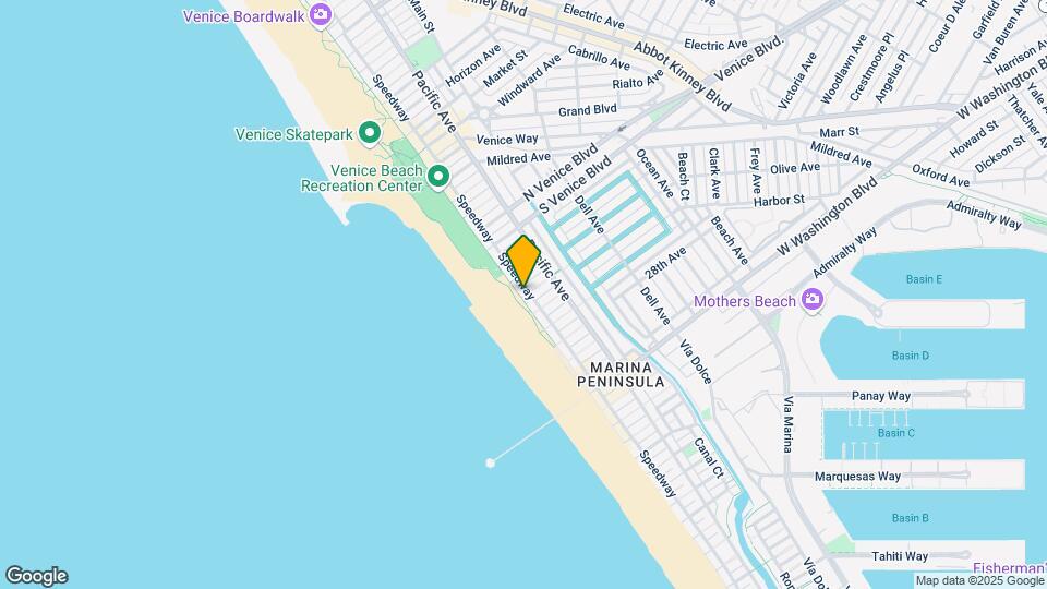 2419 Ocean Front Walk Map and Location Details