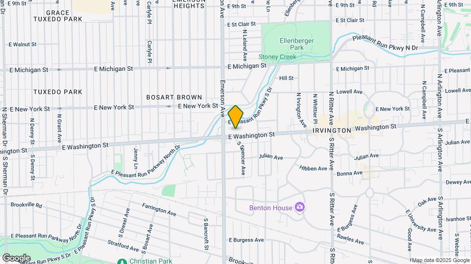5128 E Washington St Map and Location Details