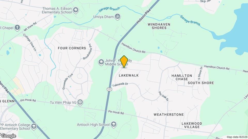 950 Hamilton Cross Dr Map and Location Details