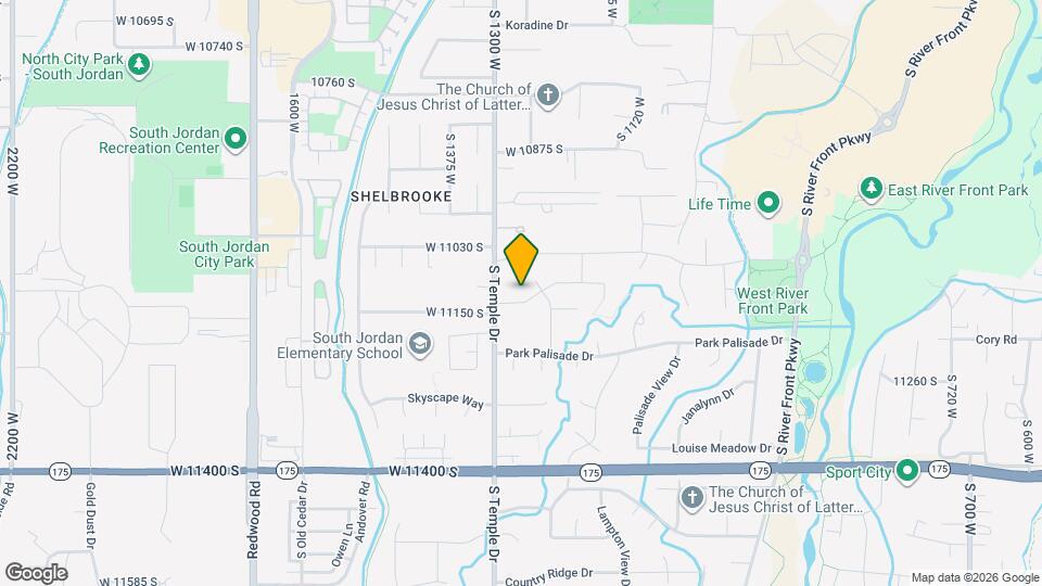1262 Creek Ridge Dr S, Unit Accessory Apt Map and Location Details