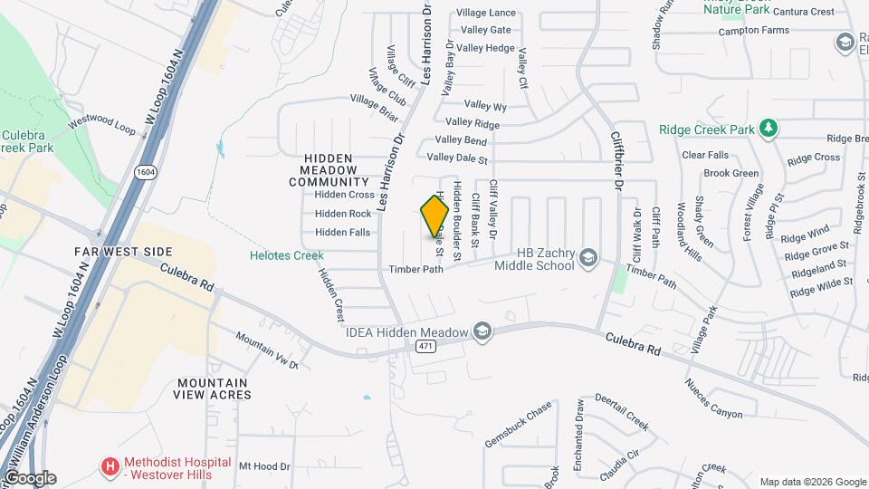 5923 Hidden Dale St Map and Location Details