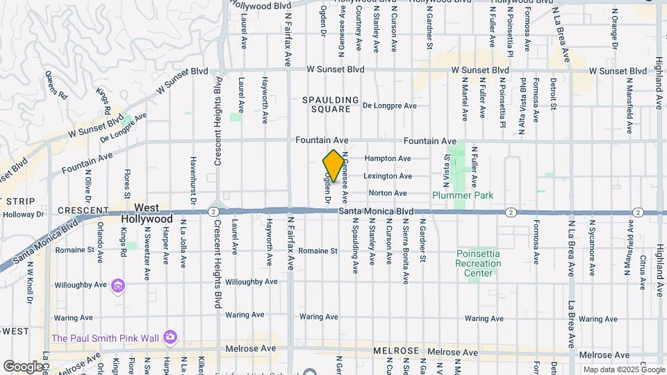 1136 N Ogden Dr Map and Location Details