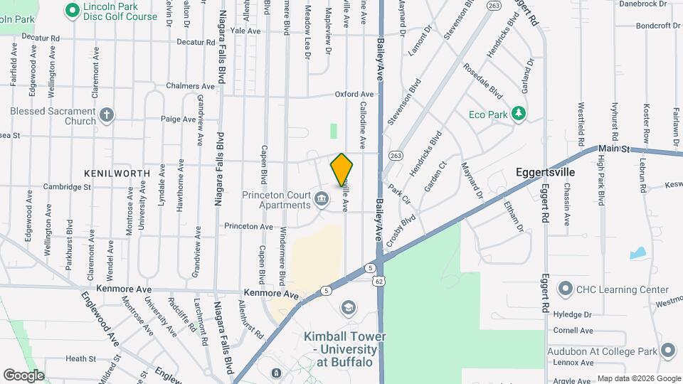 136 Springville Ave Map and Location Details