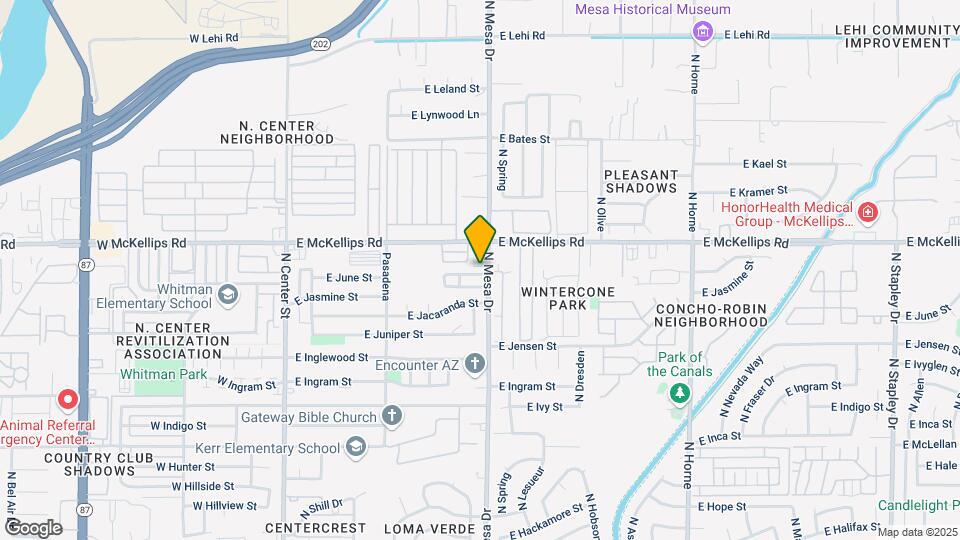 1932 N Mesa Dr Map and Location Details
