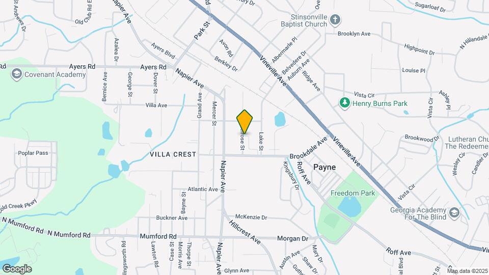 Vineville North Apartments Map and Location Details