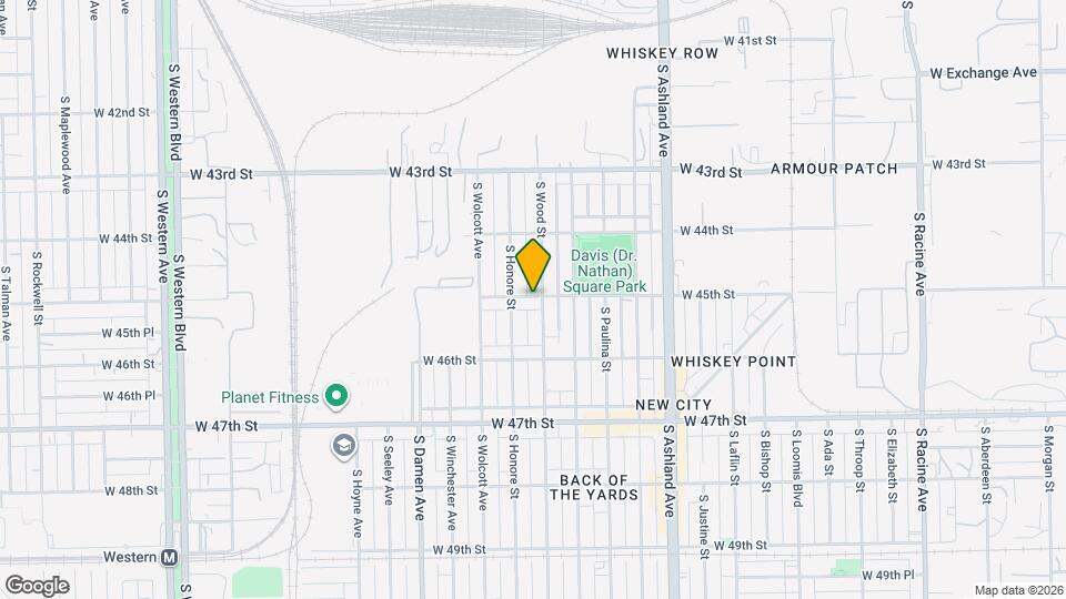 4500 S Wood St, Unit 2M Map and Location Details