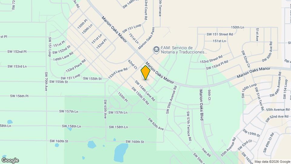 6142 SW 154th Place Rd Map and Location Details