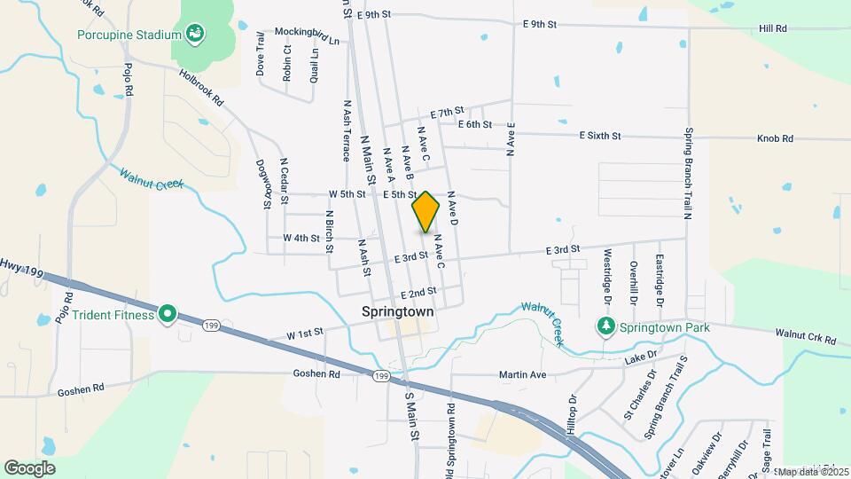 312 N Ave B Map and Location Details