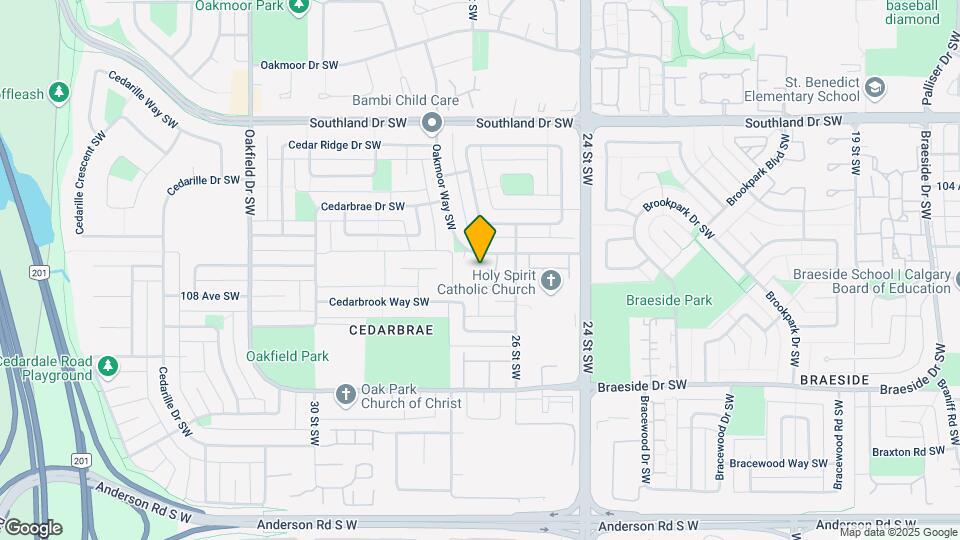 2627 Oakmoor Way SW Map and Location Details