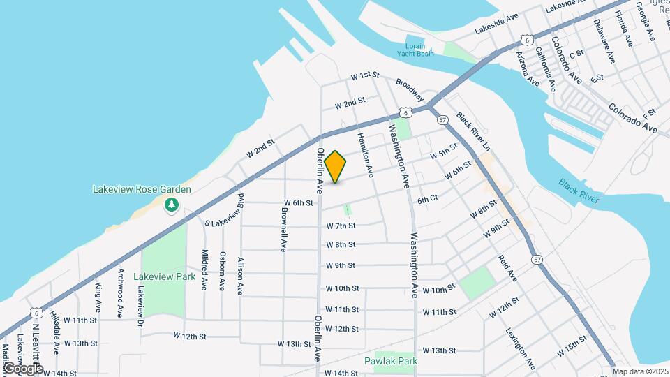 1143 W 5th St Map and Location Details