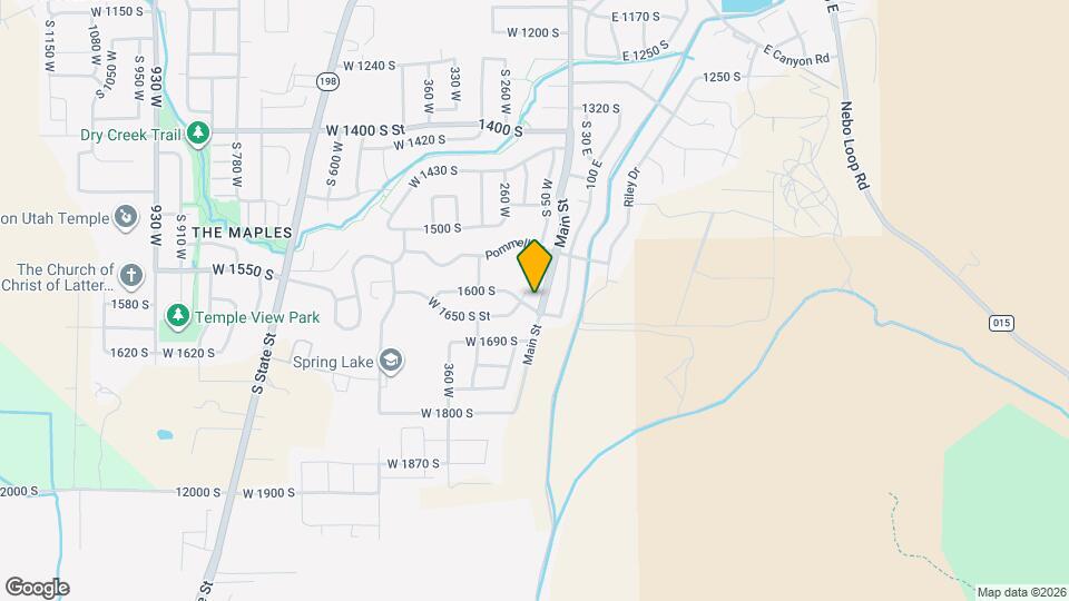1595 S 50 W Map and Location Details