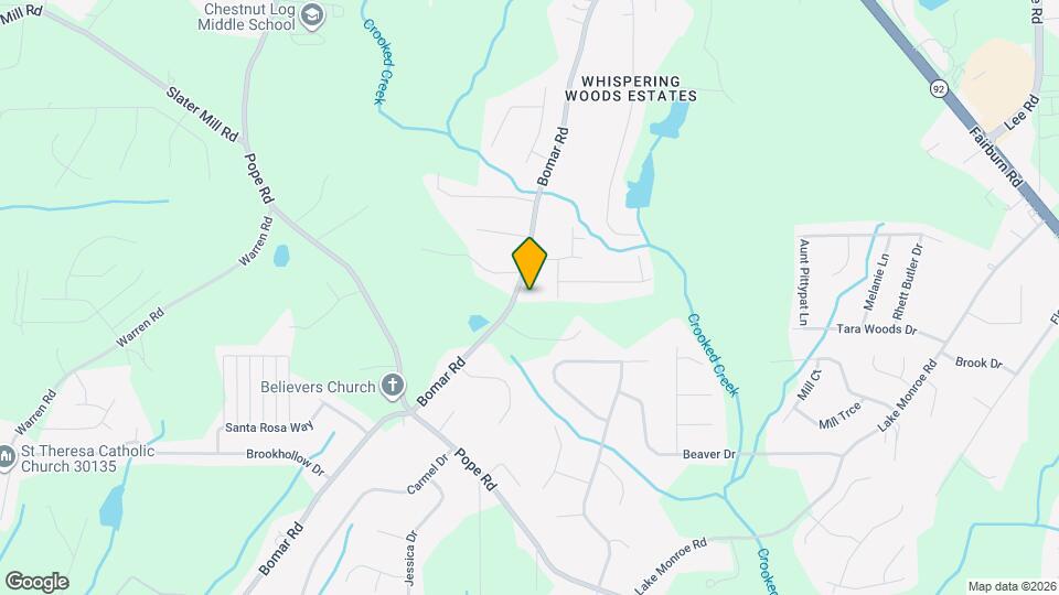 2836 Bomar Rd Map and Location Details