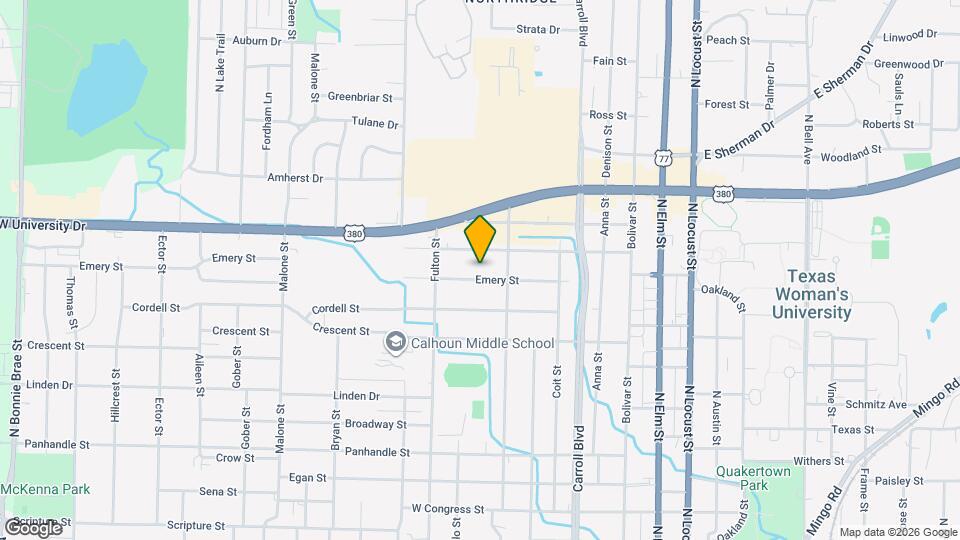 900 Emery St Map and Location Details