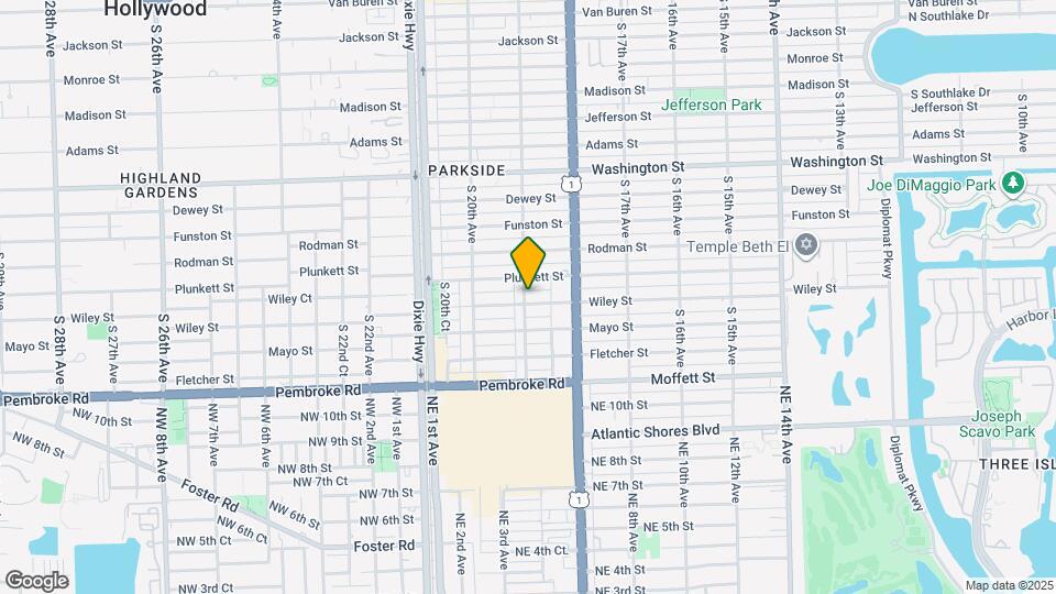 1859 Wiley St Map and Location Details