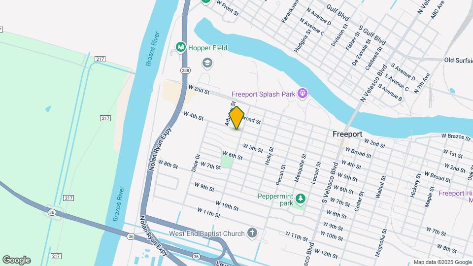1709 W 4th St Map and Location Details