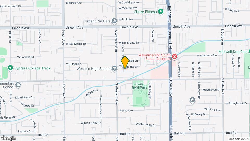 3151 W Vallejo Dr Map and Location Details