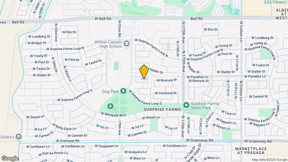 17746 W Rimrock St Map and Location Details