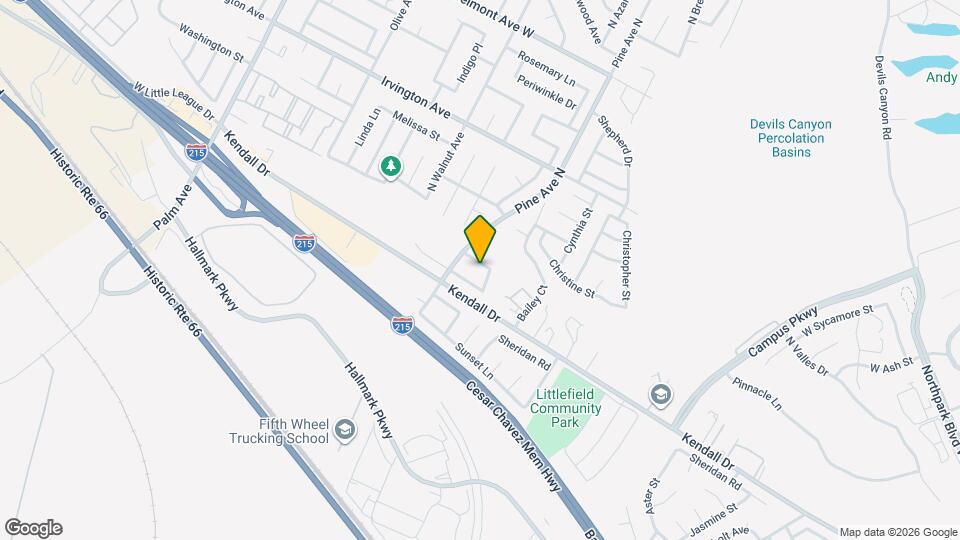 2657 Torrey Pine Rd Map and Location Details