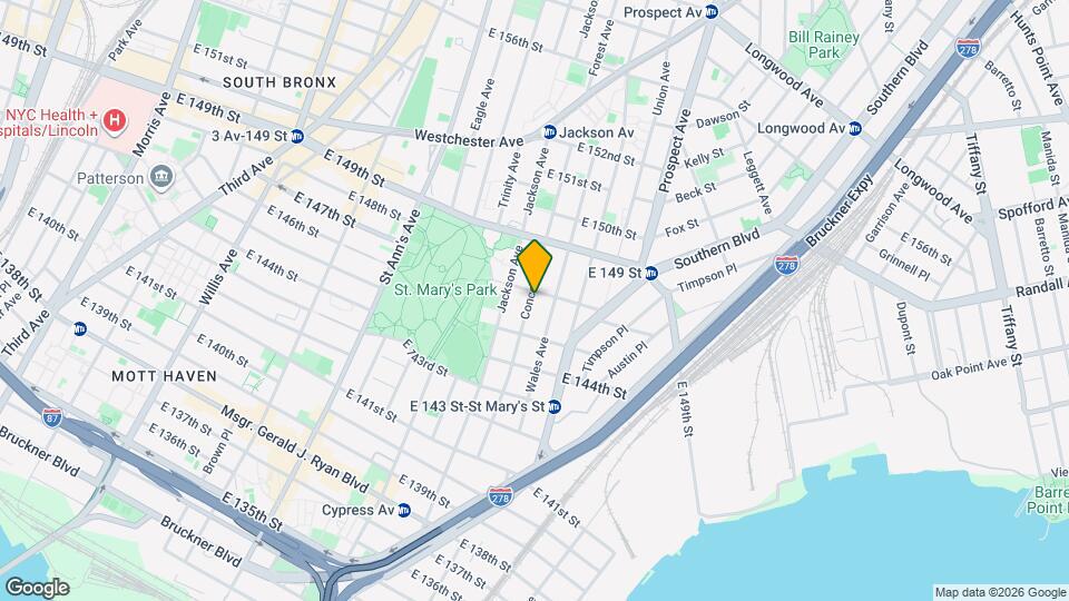 480 Concord Ave Mapa y Detalles de la Ubicación