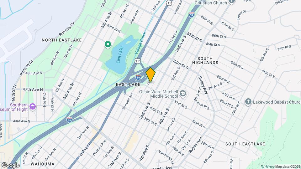 8109 1st Ave S Mapa y Detalles de la Ubicación