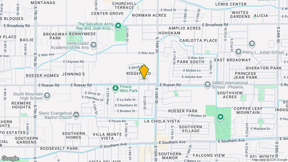 1515 E Sheraton Ln Mapa y Detalles de la Ubicación