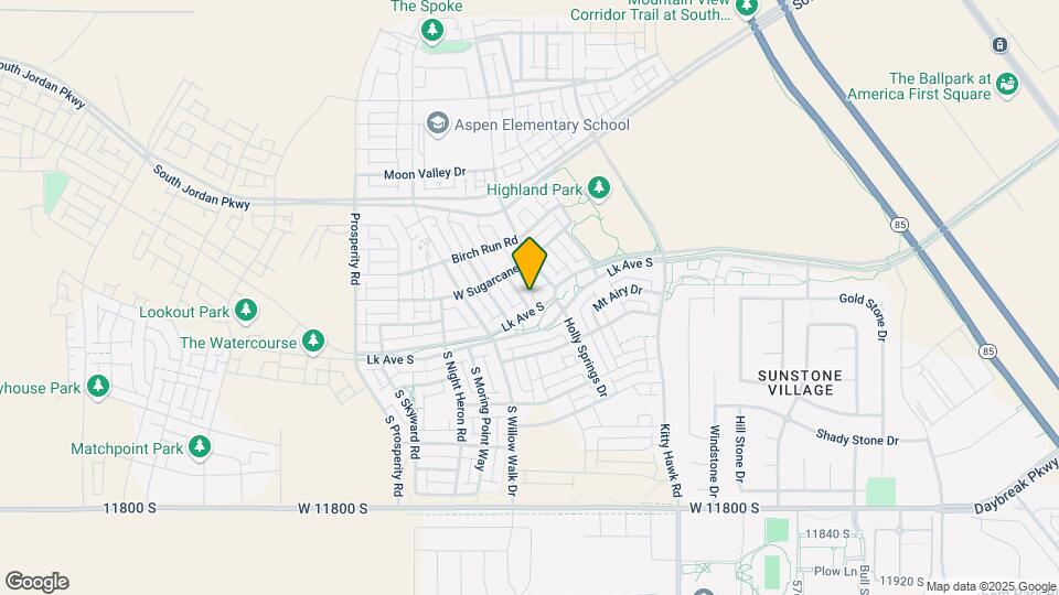 11459 S Stream Park Dr Map and Location Details