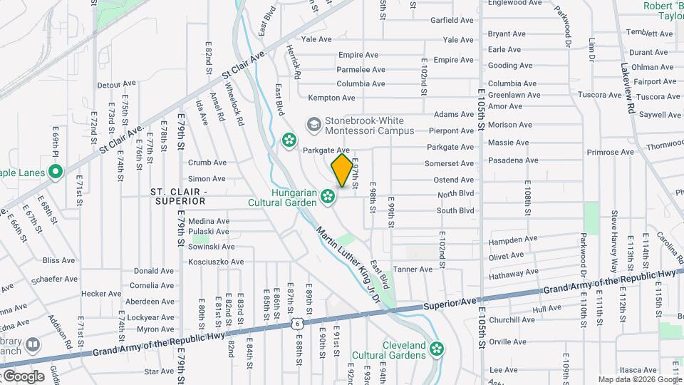 9501 Shakespeare Pkwy Map and Location Details
