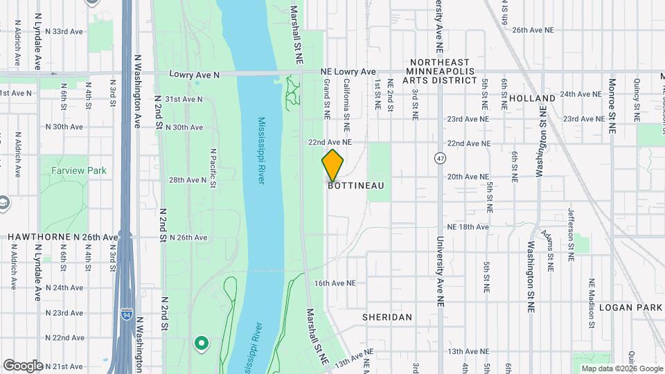 2001 Grand St NE, Unit 2 Map and Location Details