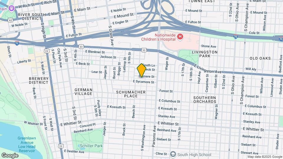 480 E Sycamore St, Unit 482 Map and Location Details