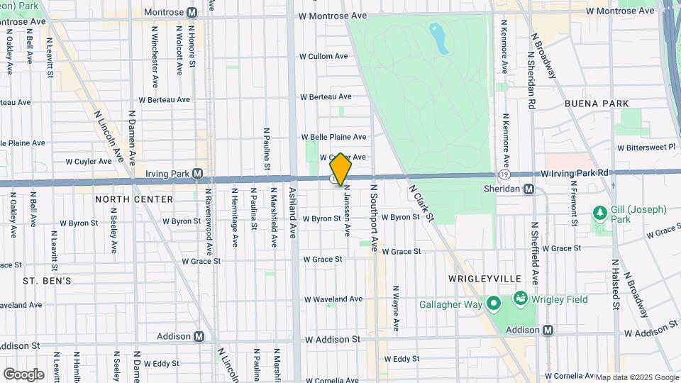 3940 N Janssen Ave Map and Location Details