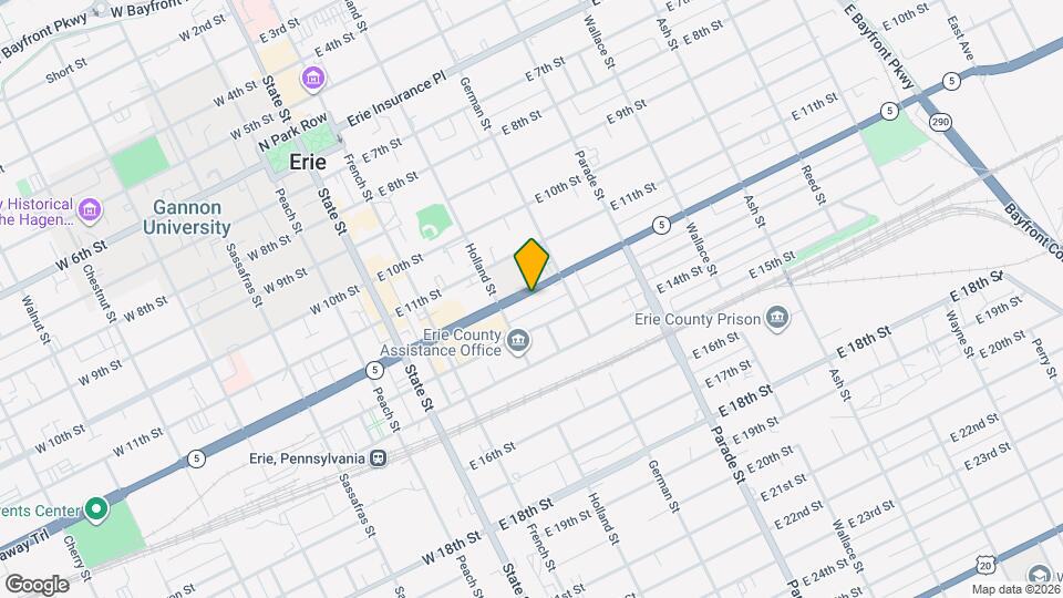 227 E 12th St Map and Location Details