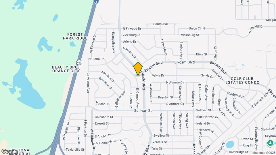 2125 El Campo Ave Map and Location Details