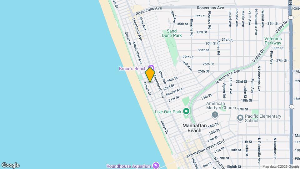 2416 Manhattan Ave, Unit 2 Map and Location Details