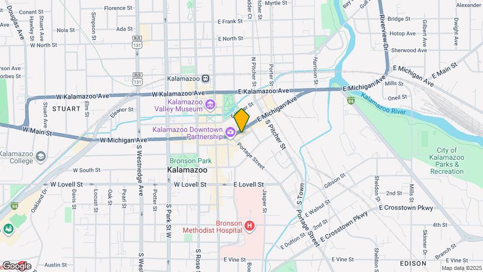 232 E Michigan Ave Map and Location Details