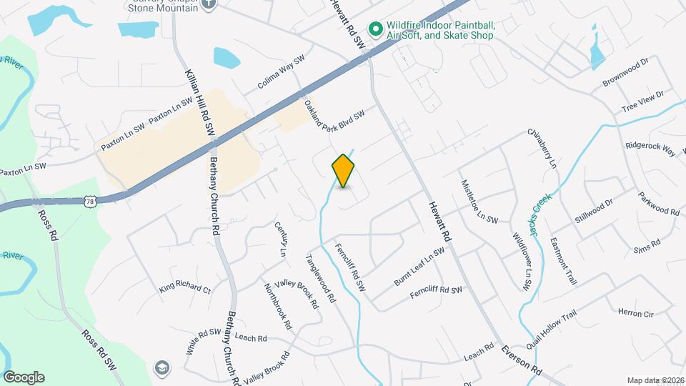 3886 Ligney Creek Ct Map and Location Details