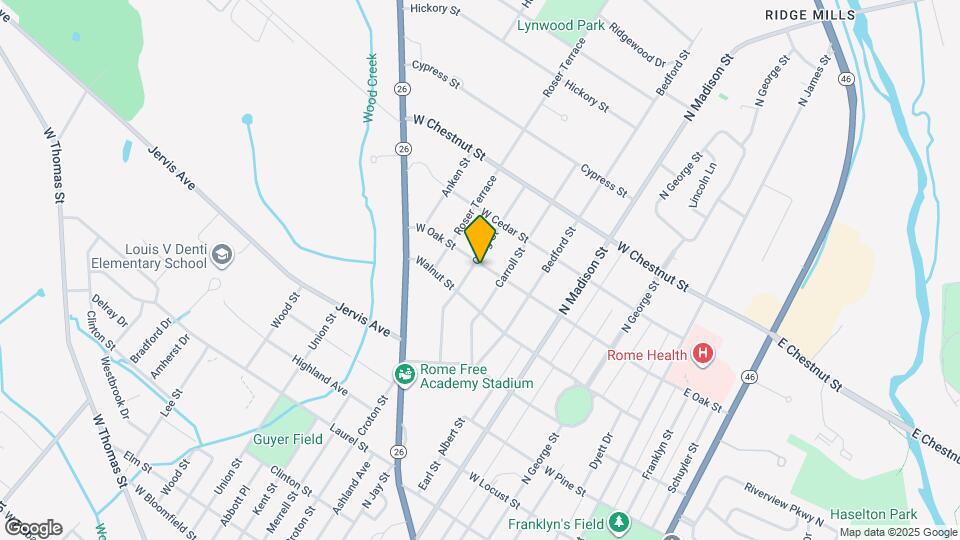 507 W Oak St Map and Location Details