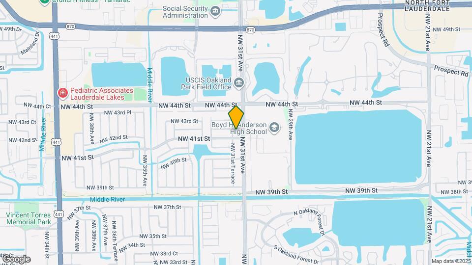 4160 NW 31st Terrace Map and Location Details