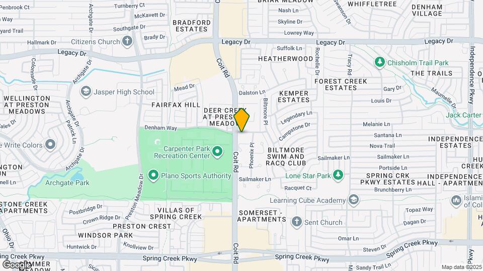 3924 Denham Way Map and Location Details