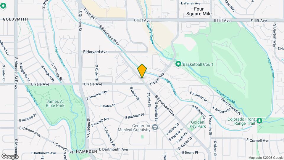 2575 S Syracuse Way Map and Location Details