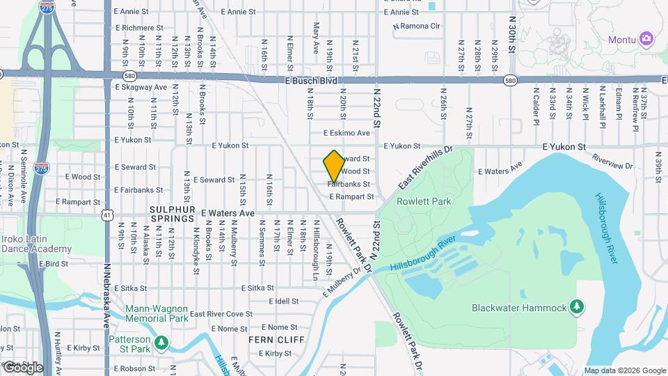 1819 Fairbanks St Map and Location Details